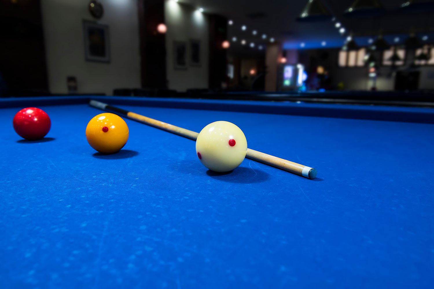 Carambole biljart - tafelopstelling